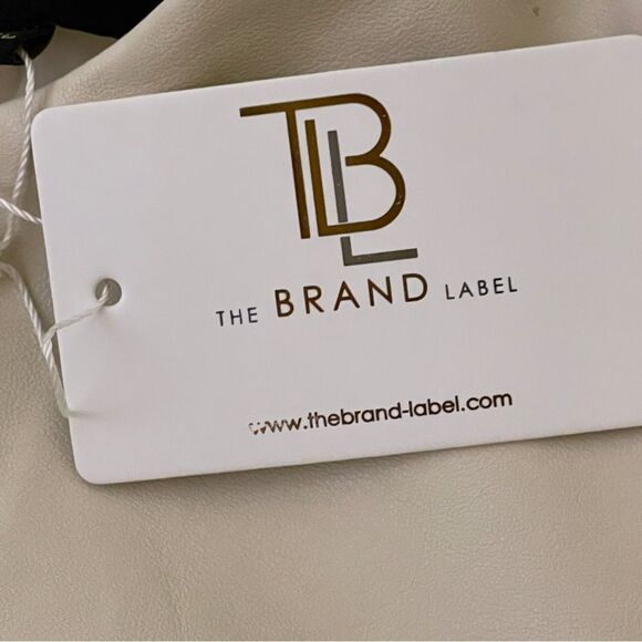 NWT The Brand Label Cropped Top Puffy Sleeve Blouse Cream Color Size XXL - Picture 5 of 16